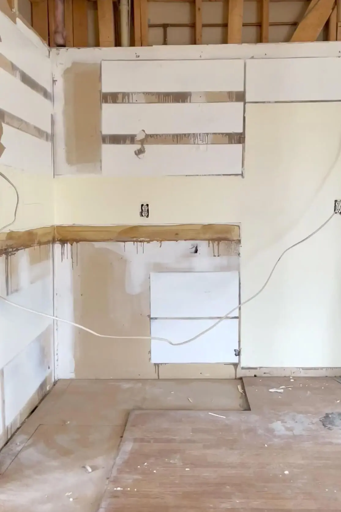 Emptying an old kitchen getting ready for remodel.